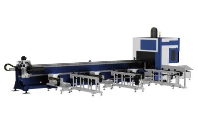 双卡盘激光切管机